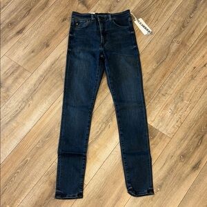&Denim High Rise Shaping Skinny Jean